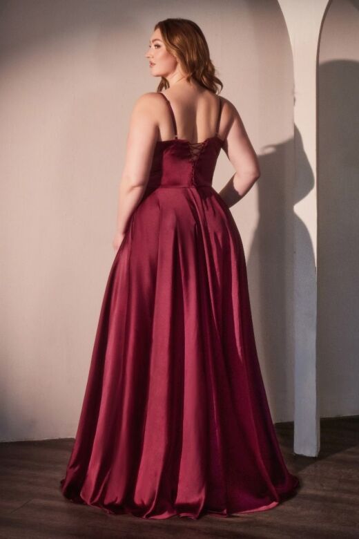 LaDivine CD337C Corset Bodice Sweetheart Neck Dress