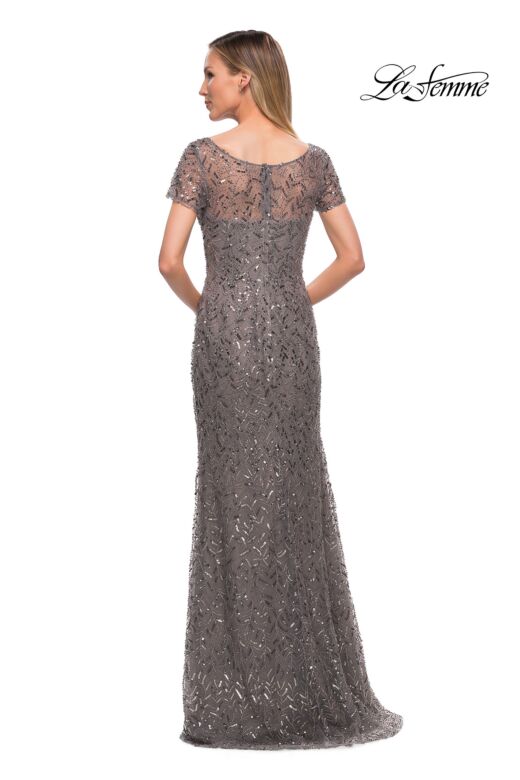 La Femme 29910 Scoop Neck Embellished Dress