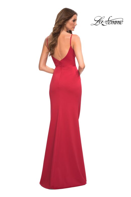 La Femme 30544 High Slit Bare Back Dress