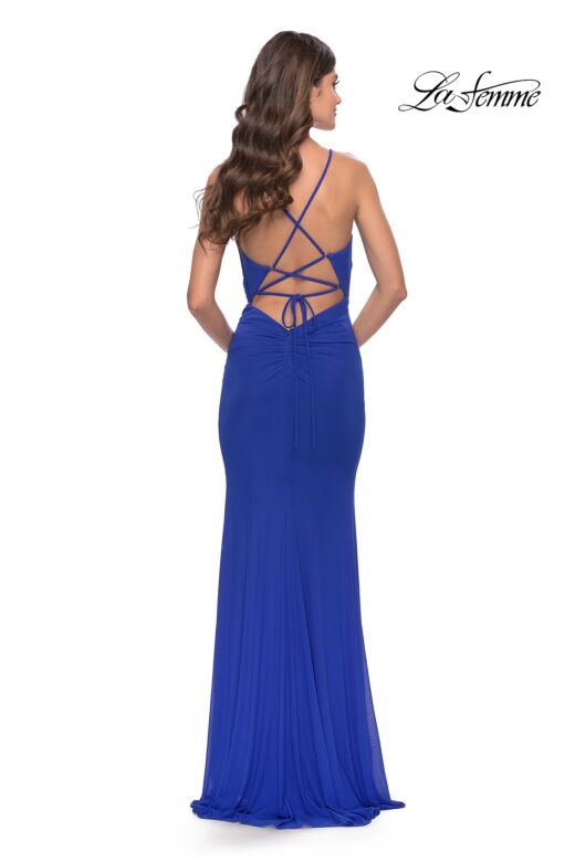 La Femme 31124 Sleeveless V-Neck Dress