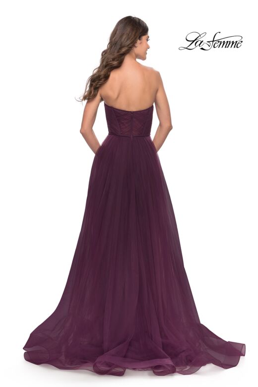 La Femme 31205 Strapless Sweetheart Neckline Dress