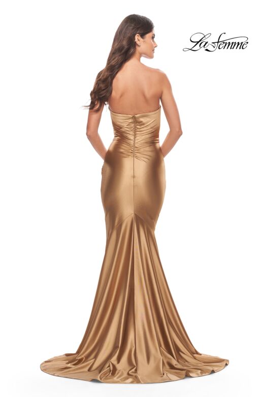La Femme 31322 Strapless Sweetheart Neckline Dress