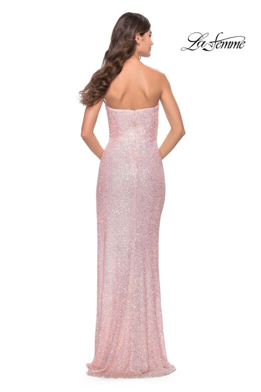 La Femme 31355 Strapless Sweetheart Neckline Dress