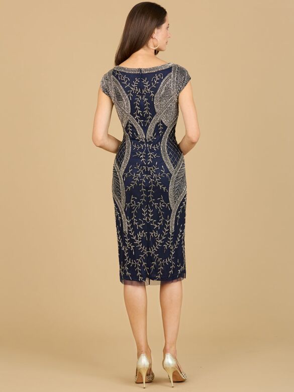 Lara 29174 Scoop Neckline Cap Sleeve Dress
