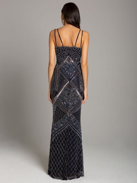 Lara 29911 Strappy Back Embellished Dress