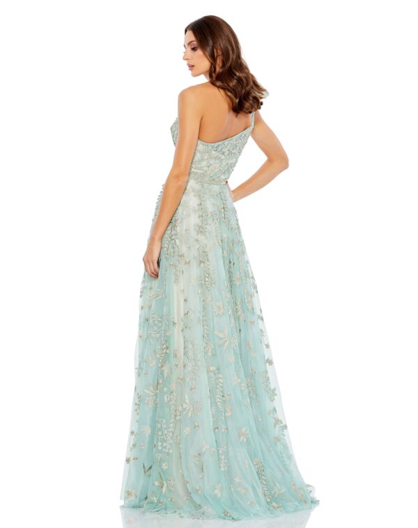 Mac Duggal 11177 One Shoulder Embroidered Dress