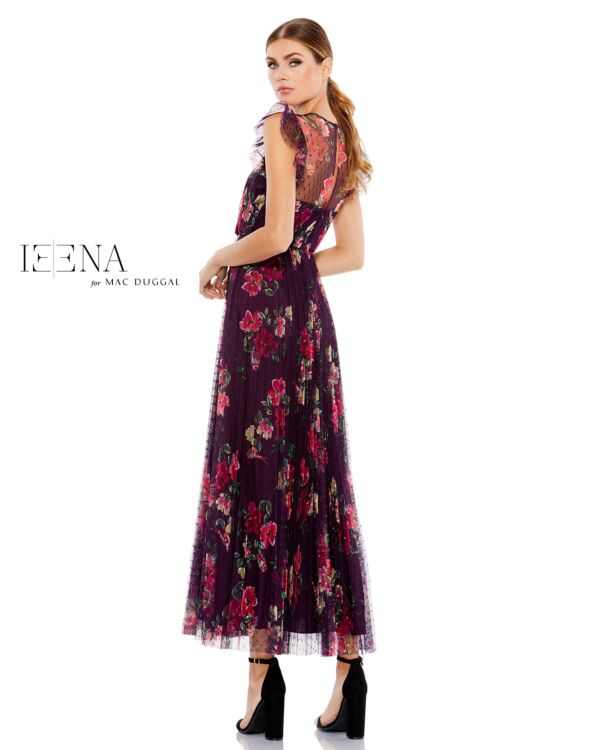 Mac Duggal 2143 High Neck Floral Dress