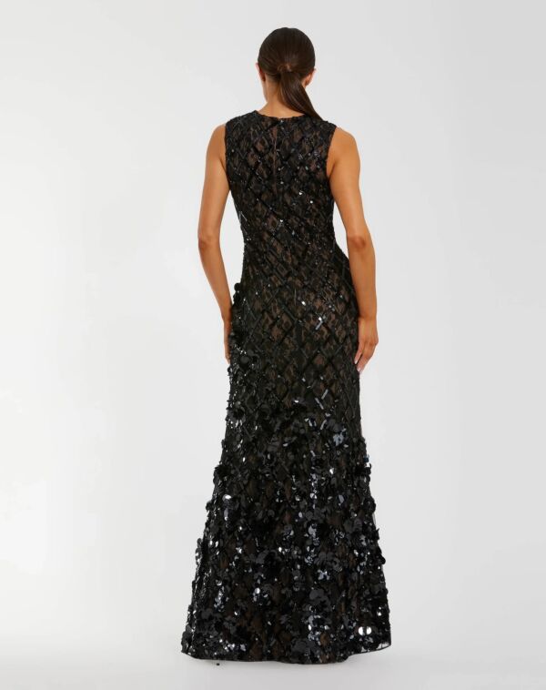 Mac Duggal 94277 Jewel Neck Embellished Sleeveless Dress