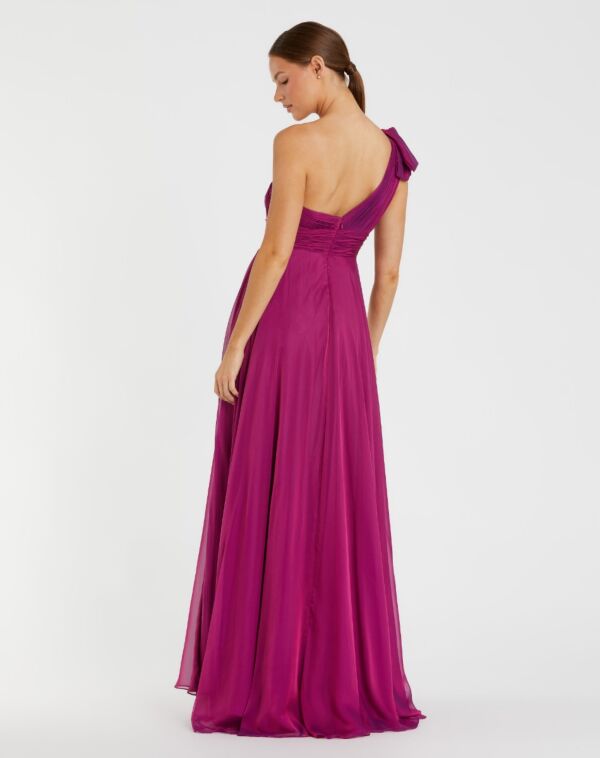 Mac Duggal 67476 One Shoulder Cape Dress