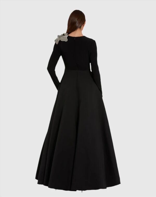 Mac Duggal 11832 Jewel Neck Long Sleeve Dress
