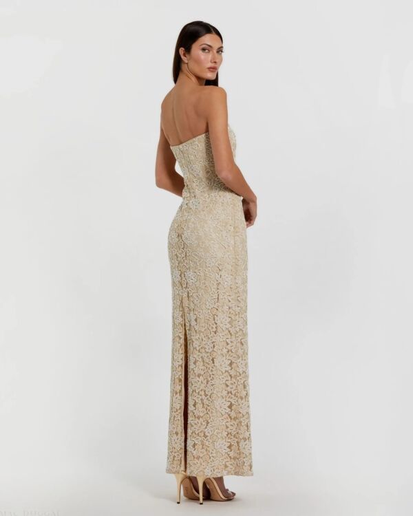 Mac Duggal 24067 Sweetheart Neck Beaded Lace Dress