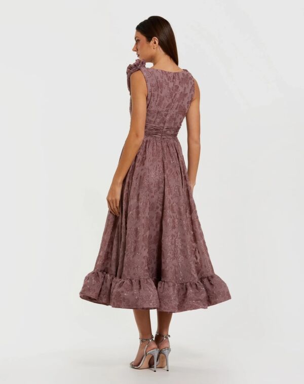 Mac Duggal 56223 Ruffle Hem Cowl Neck Dress