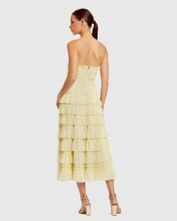 Mac Duggal 8286 A-Line Strapless Ruffle Dress