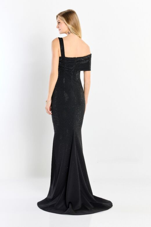 Montage by Mon Cheri M2214 One Strap Embellished Dress