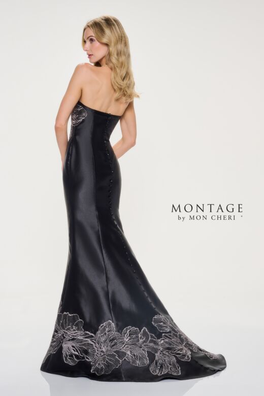 Montage by Mon Cheri M841 Sweetheart Neck Trumpet Mikado Dress