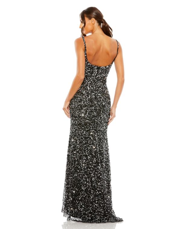 Mac Duggal 10705 Scoop Neck Sequin Dress
