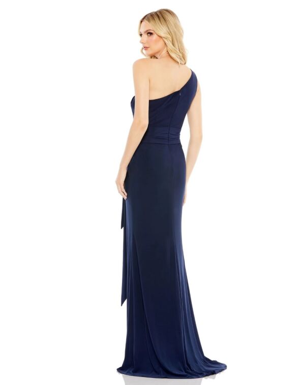Ieena for Mac Duggal 26581 Tie Waist One Shoulder Dress