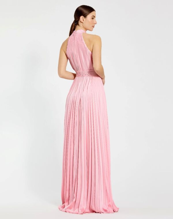 Ieena for Mac Duggal 26992 High Neck Pleated Dress