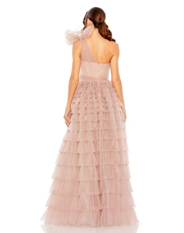 Mac Duggal 20447 Embellished Strap Ruffle Skirt Dress
