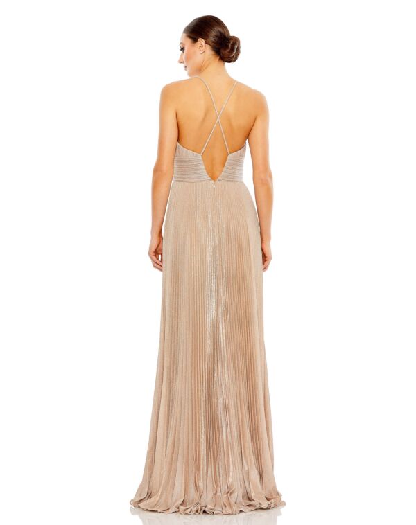 Mac Duggal 30725 Spaghetti Straps Pleated Dress