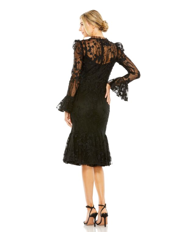Mac Duggal 20431 High Neck Ruffle Dress