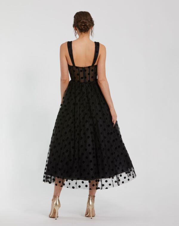 Mac Duggal 27539 Sweetheart Neck Polka Dot Mother Of The Bride Dress