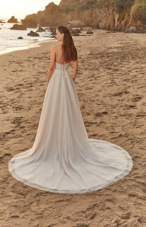 Mori Lee 15029 Marcia Sheer Bodice A-line Bridal Dress