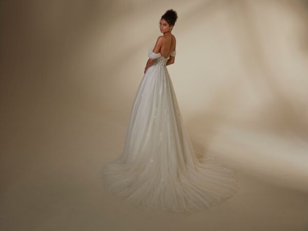 Mori Lee 2546 Marianne Off The Shoulder Corset Top Wedding Gown