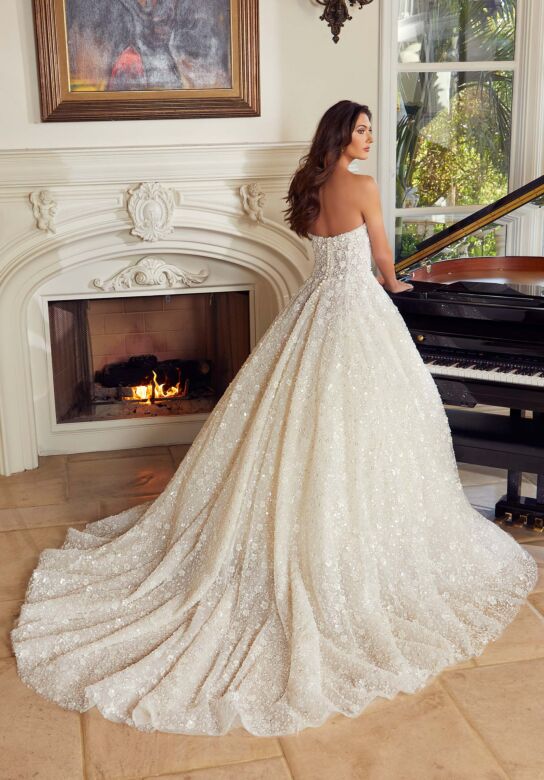 Mori Lee 1370 Trinity Strapless Corset Bodice Wedding Dress