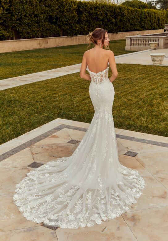 Mori Lee 2652 Rashida Strapless Illusion Bodice Wedding Gown