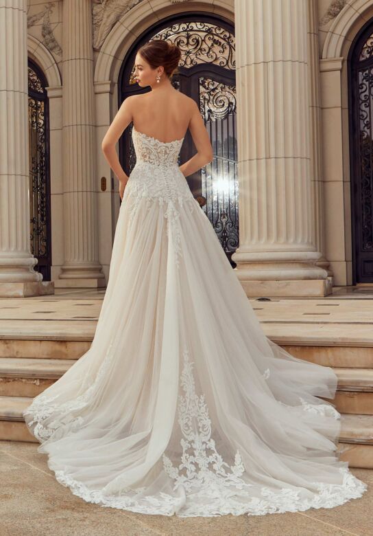 Mori Lee 2660 Regina Godet Skirt Sweetheart Neck Bridal Dress