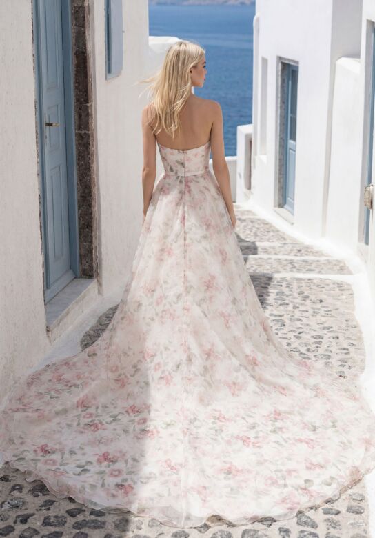 Mori Lee 1010099 Taviya Strapless A-Line Organza Bridal Dress