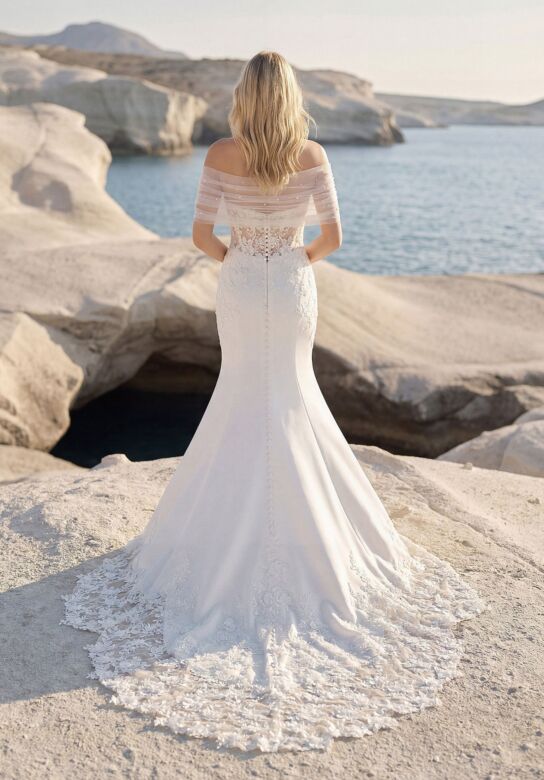 Mori Lee 1010100 Tyla Sweetheart Neck Satin Mermaid Bridal Dress