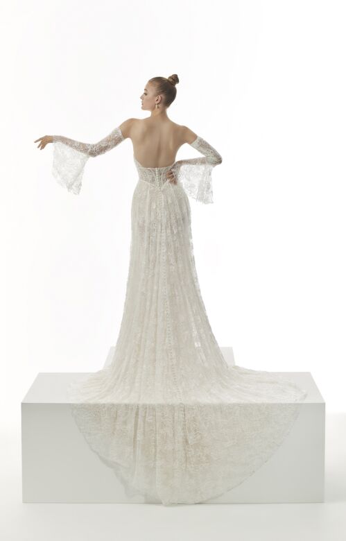 Mori Lee 1230 Nicoletta Corset Bodice Lace Wedding Gown