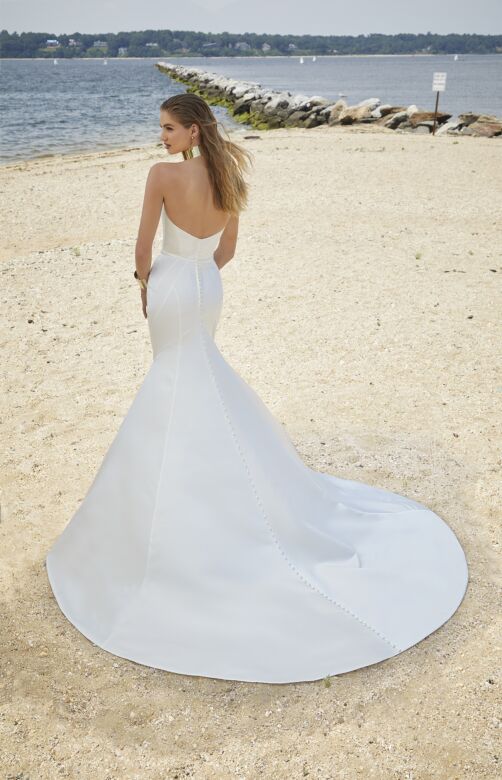 Mori Lee 15051 Paxton Sweetheart Neck Fit-And-Flare Bridal Dress