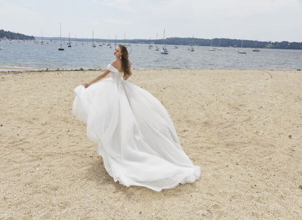 Mori Lee 15052 Paoletta Ruched Bodice Sweetheart Neck Bridal Dress