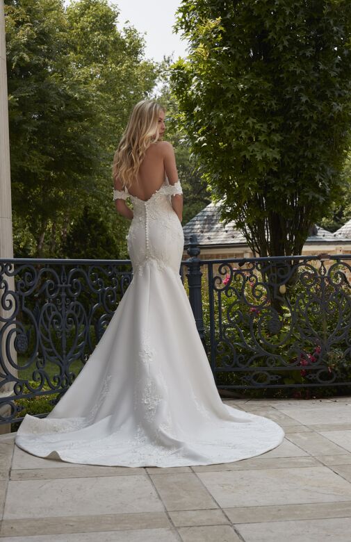 Mori Lee 2602 Pietra Sweetheart Neck Trumpet-Style Wedding Dress