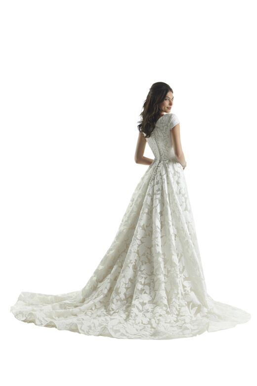 Mori Lee 30163 Nicolina Beaded Waistband A-Line Wedding Dress