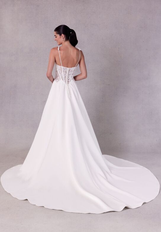 Mori Lee 2705 Stella Stella Lace Corset Bodice A-Line Wedding Dress