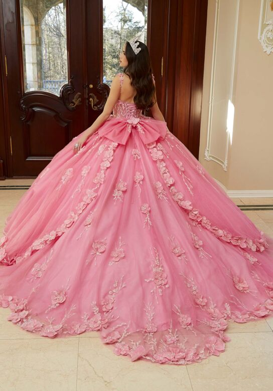 Mori Lee 89475 Petal Train Pannier Skirt Sweet 16 Dress