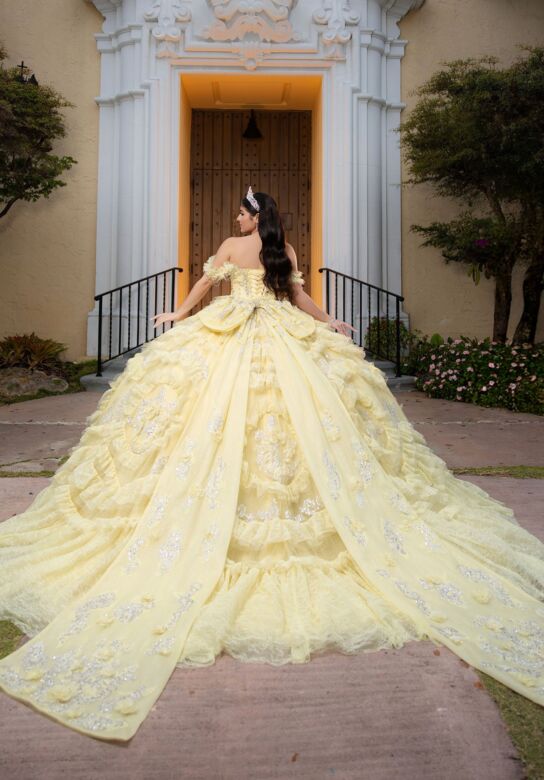 Mori Lee 4080058 Colette Ruffle Tulle Skirt Corset Vestido XV