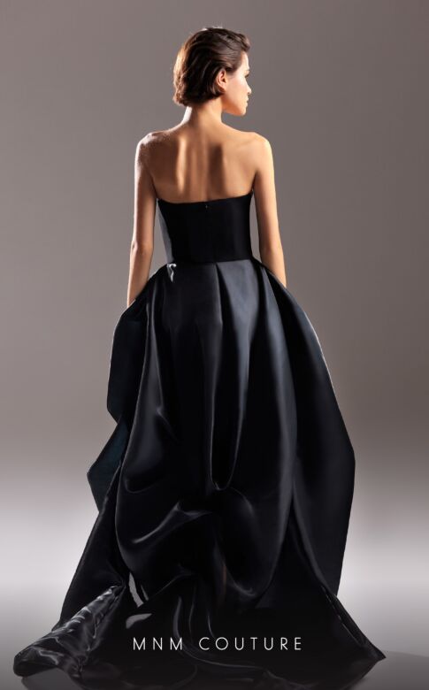MNM Couture G1509 Pickup Skirt Strapless Dress