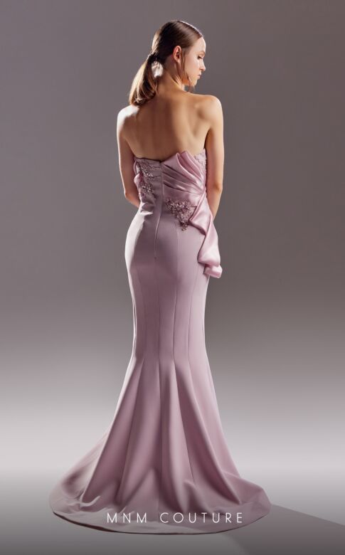 MNM Couture G1513 Embellished Top Strapless Dress