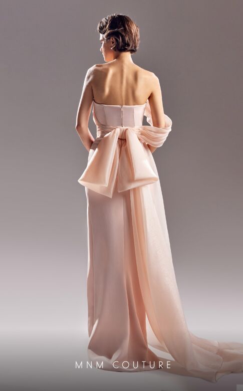 MNM Couture G1520 Side Tail Off The Shoulder Dress