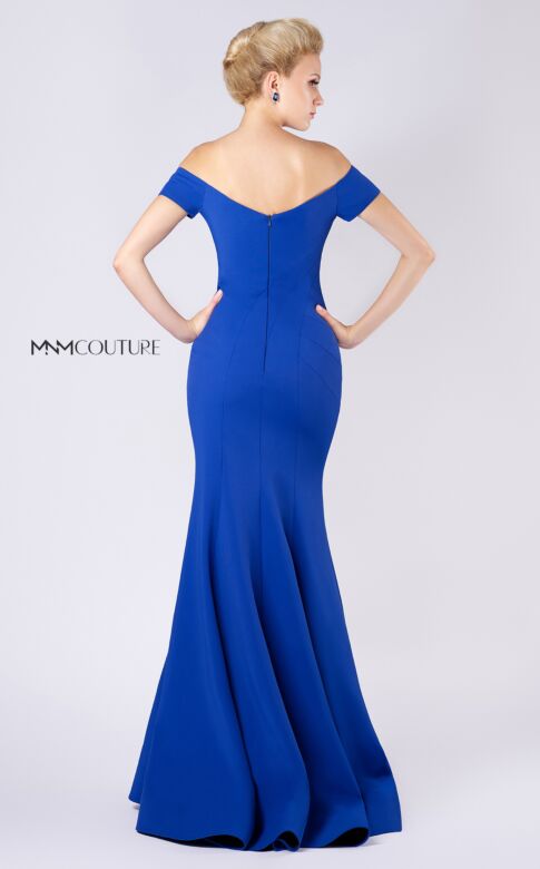 MNM Couture M0005 Sweetheart Neck Off-The-Shoulder Mermaid Dress