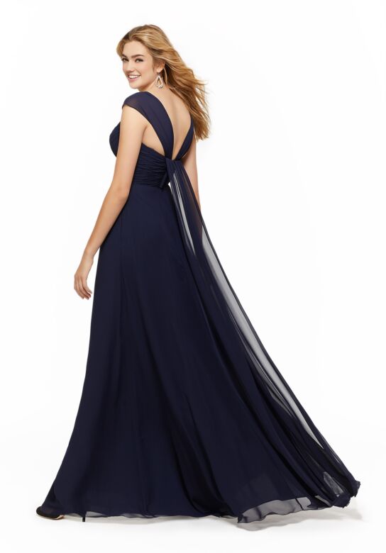 Mori Lee 21647 Cap Sleeve Bridesmaid Dress