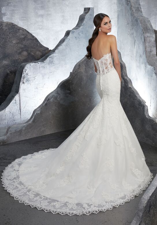Mori Lee 5607 Kaitlyn Strapless Sweetheart Bridal Dress