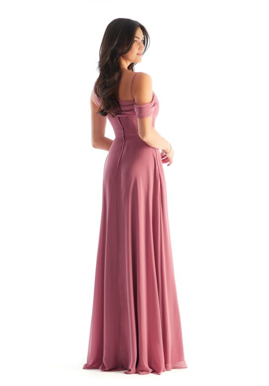 Mori Lee 31222 Asymmetric Cowl Neck Bridesmaid Dress