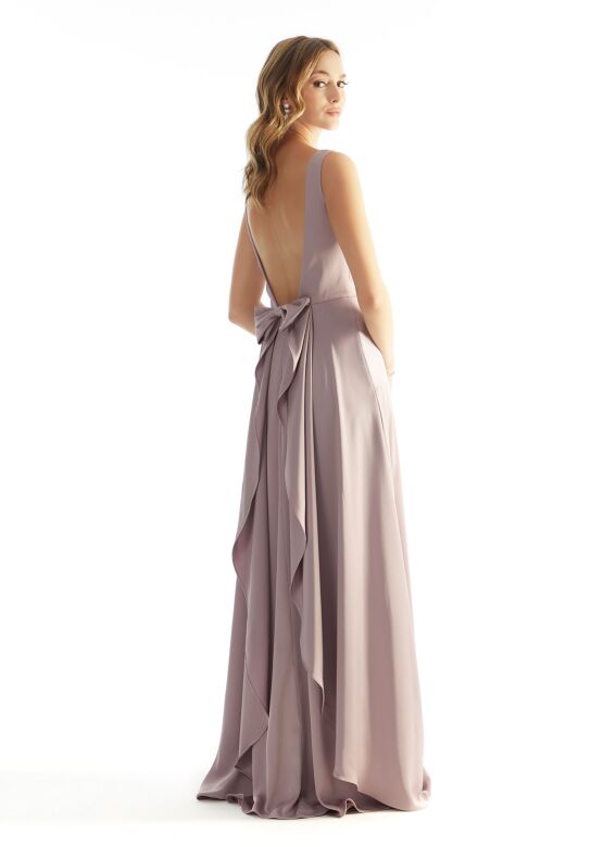 Mori Lee 31225 Bow Back High Slit Bridesmaid Dress