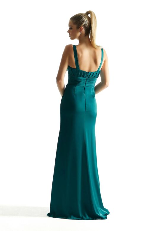 Mori Lee 21846 Pleated Bodice Luxe Satin A-line Bridesmaid Dress